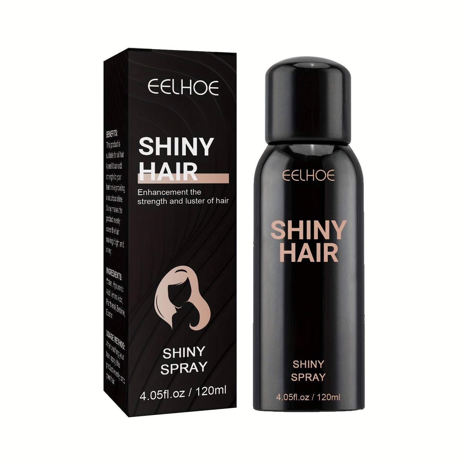 Revitalize damaged hair with shiny hair spray