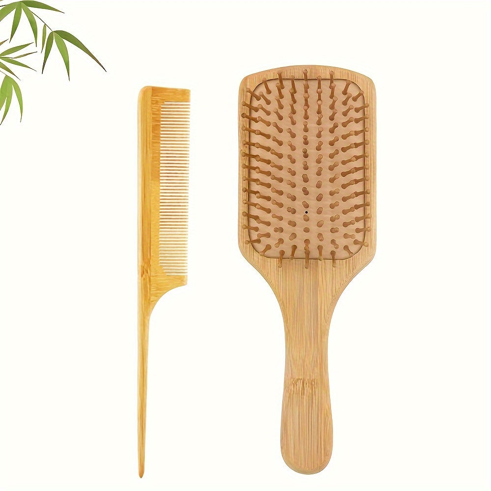 Hair Brush and Comb Set.