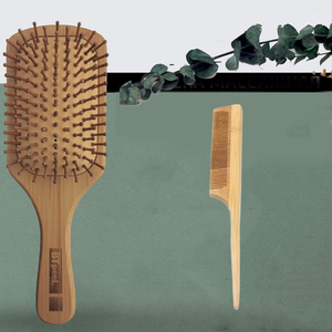 Hair Brush and Comb Set.