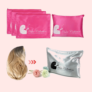 Soft Satin Hair Wig Storage Bags